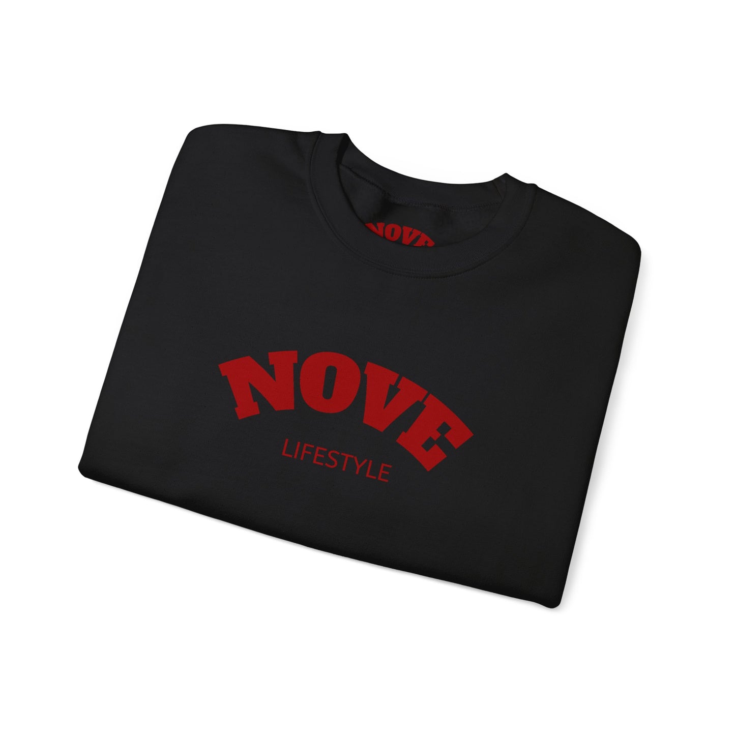 Nove Lifestyle Crewneck Sweatshirt – "LOVE" Back Print, Cozy Casual Pullover