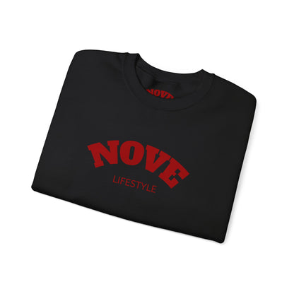Nove Lifestyle Crewneck Sweatshirt – "LOVE" Back Print, Cozy Casual Pullover