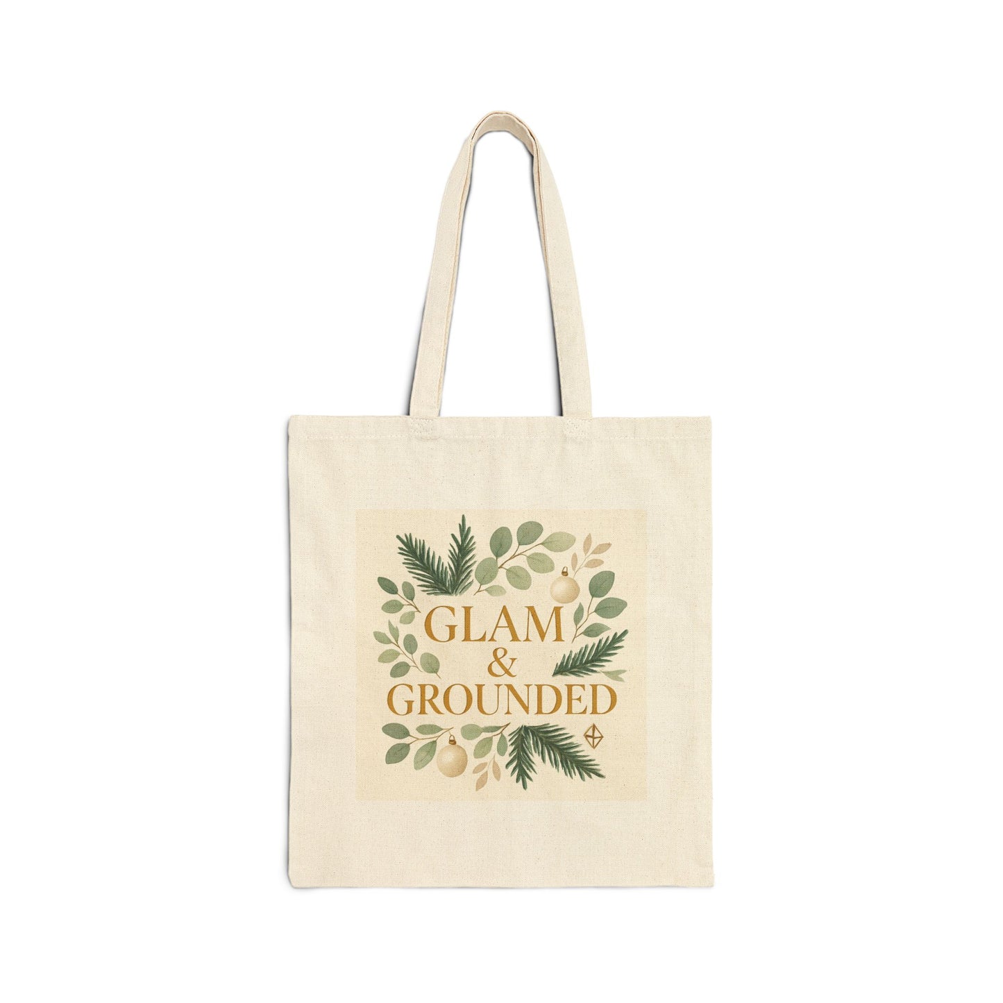 Glam & Grounded Canvas Tote — Floral Eco-Friendly Market Bag