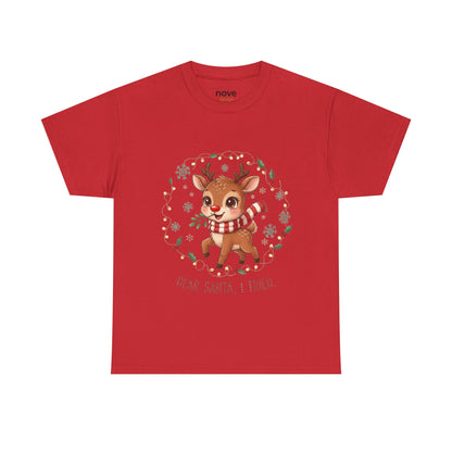 Reindeer 'Dear Santa, I Tried' Christmas T-Shirt