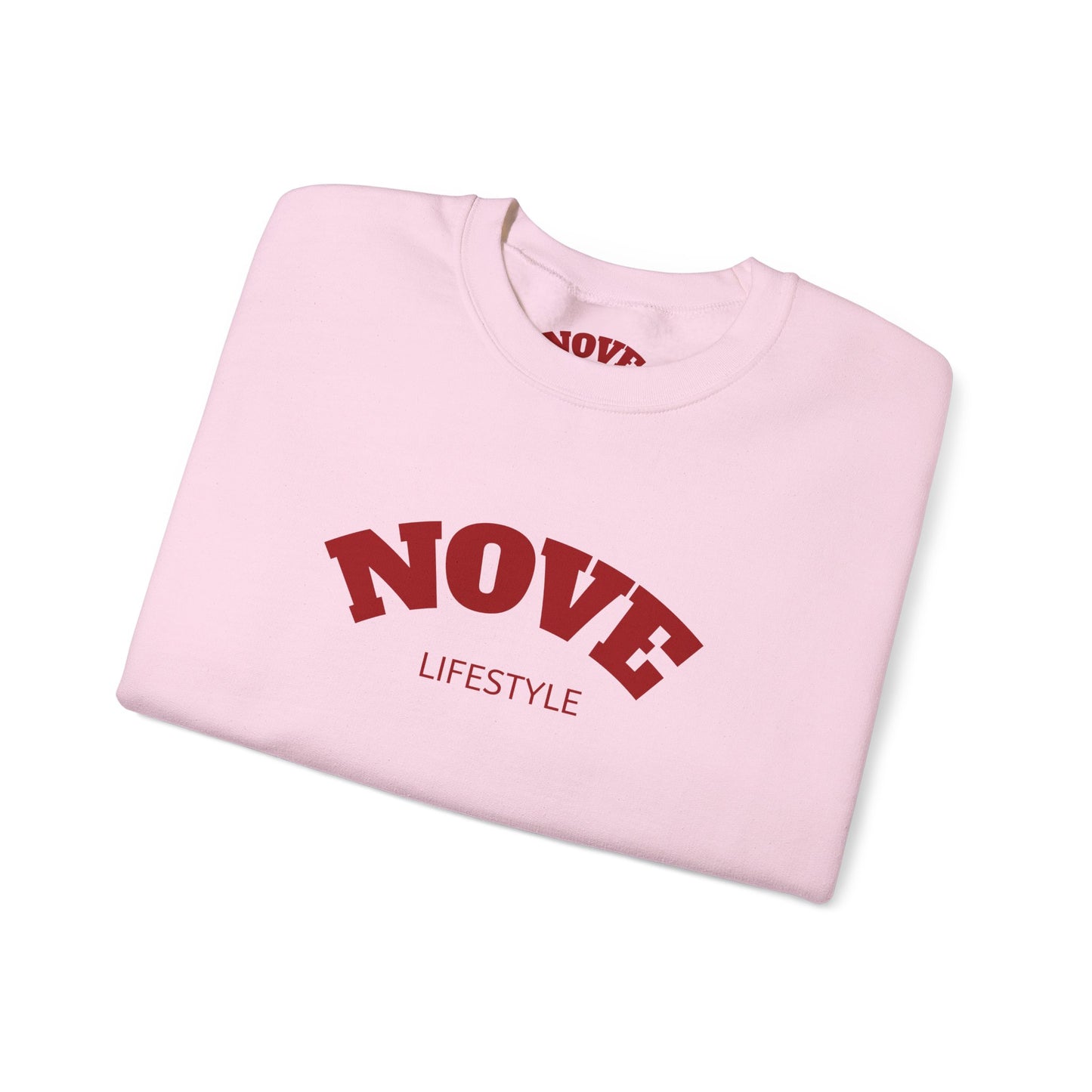 Nove Lifestyle Crewneck Sweatshirt – "LOVE" Back Print, Cozy Casual Pullover