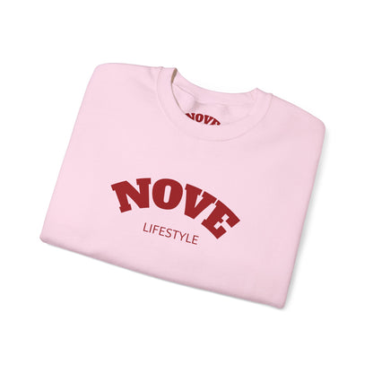Nove Lifestyle Crewneck Sweatshirt – "LOVE" Back Print, Cozy Casual Pullover