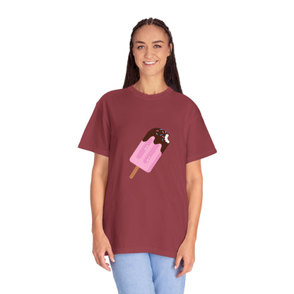 Ice Cream Popsicle T-Shirt — Cute Pink Popsicle Graphic Tee
