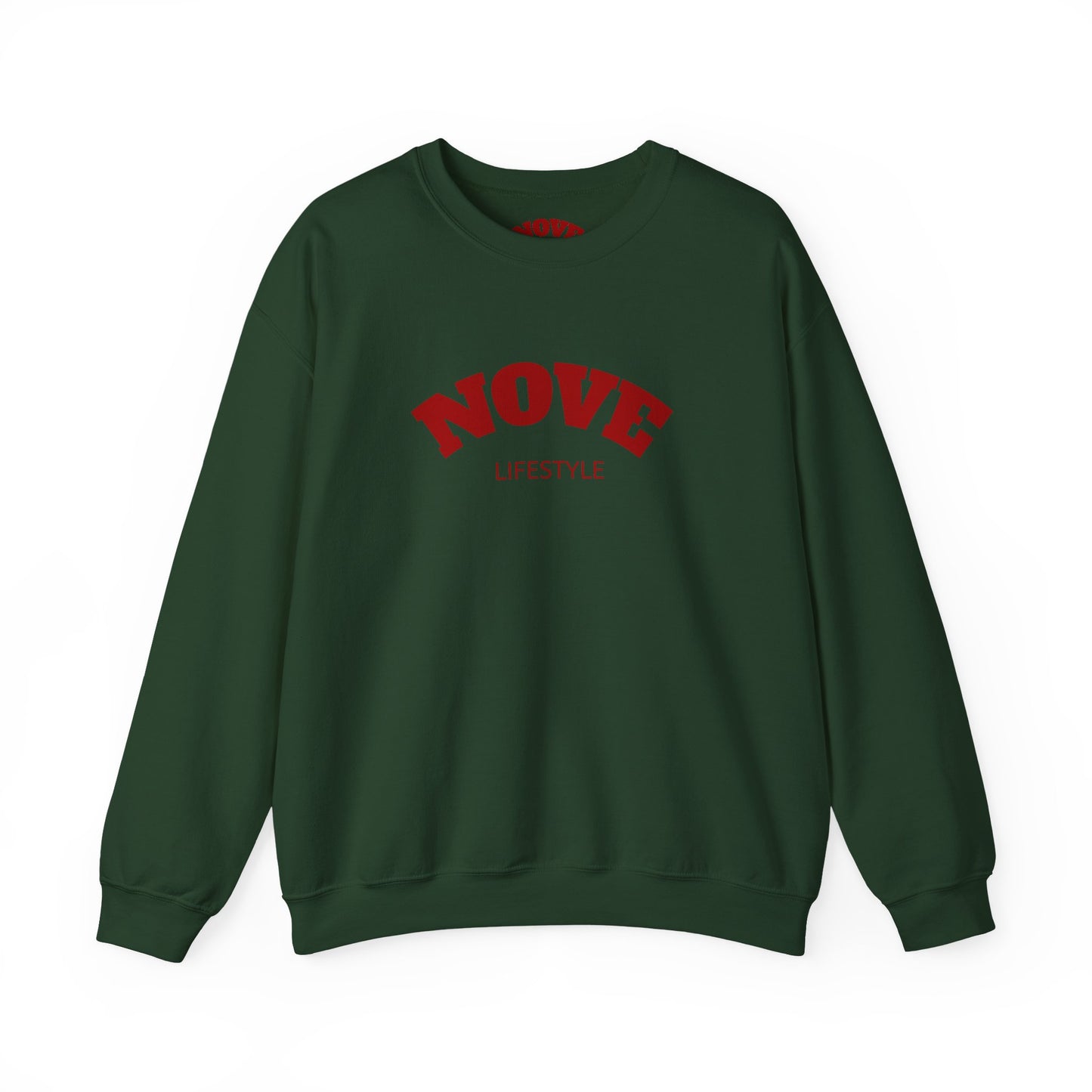 Nove Lifestyle Crewneck Sweatshirt – "LOVE" Back Print, Cozy Casual Pullover