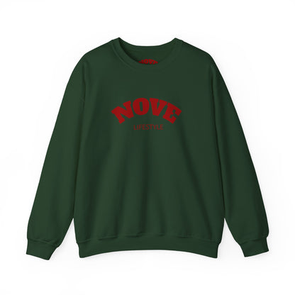 Nove Lifestyle Crewneck Sweatshirt – "LOVE" Back Print, Cozy Casual Pullover