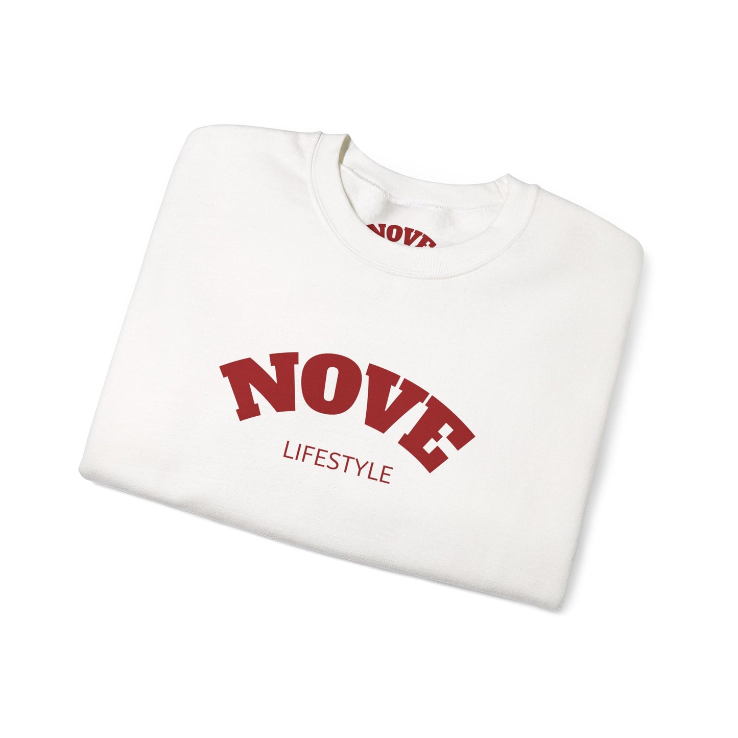 Nove Lifestyle Crewneck Sweatshirt – "LOVE" Back Print, Cozy Casual Pullover