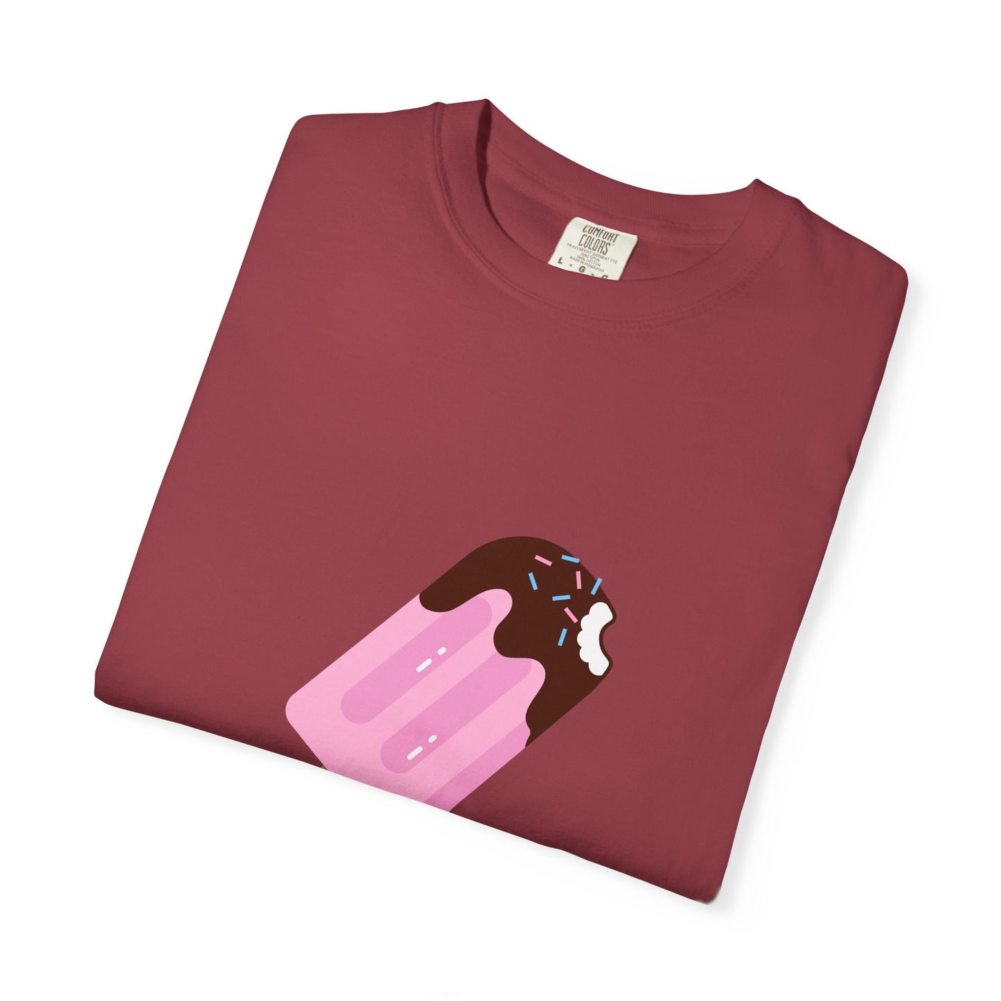 Ice Cream Popsicle T-Shirt — Cute Pink Popsicle Graphic Tee