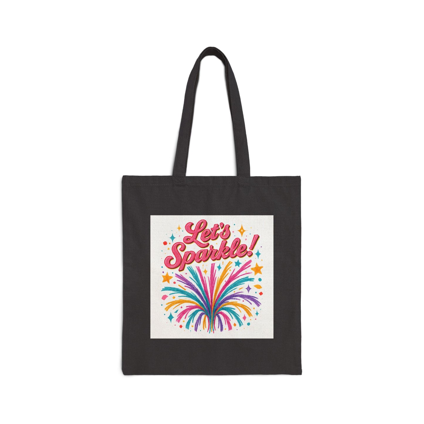 Let's Sparkle! Colorful Firework Tote Bag