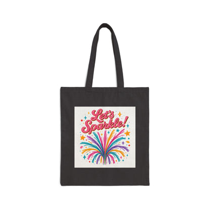 Let's Sparkle! Colorful Firework Tote Bag