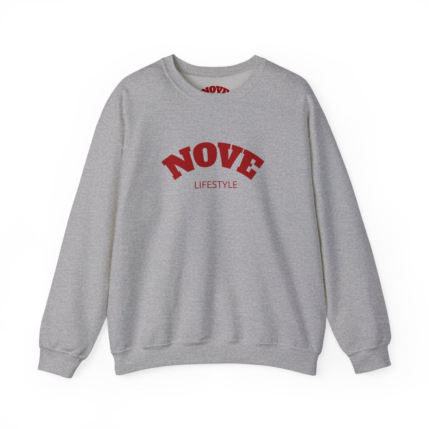 Nove Lifestyle Crewneck Sweatshirt – "LOVE" Back Print, Cozy Casual Pullover