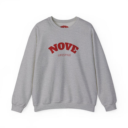 Nove Lifestyle Crewneck Sweatshirt – "LOVE" Back Print, Cozy Casual Pullover