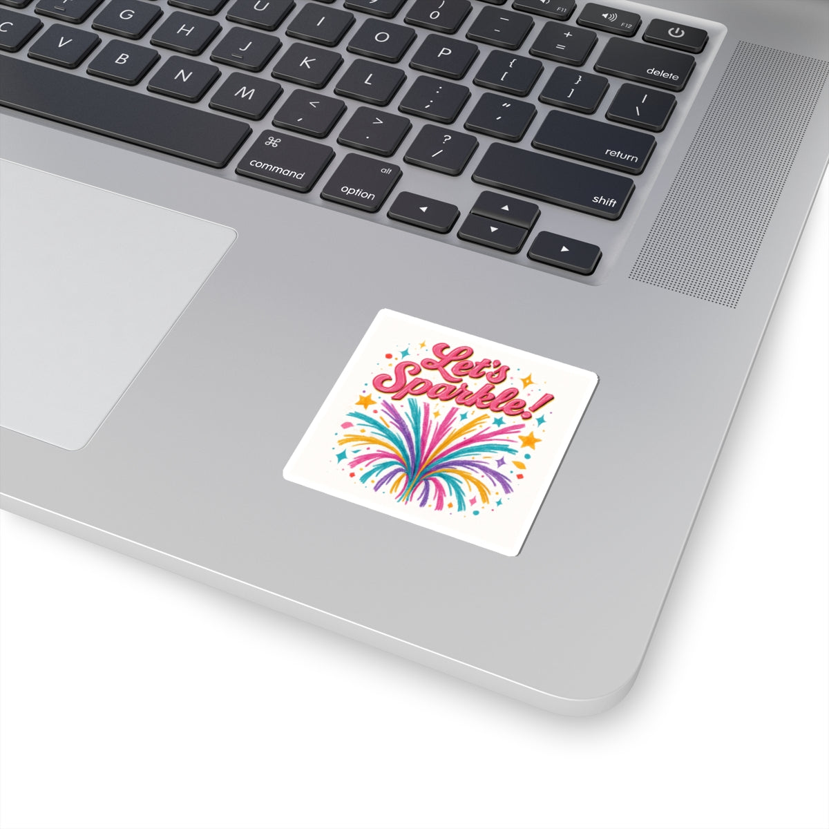 Let's Sparkle! Colorful Fireworks Kiss-Cut Sticker