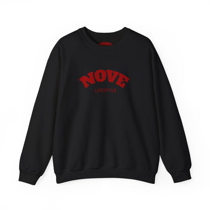 Nove Lifestyle Crewneck Sweatshirt – "LOVE" Back Print, Cozy Casual Pullover