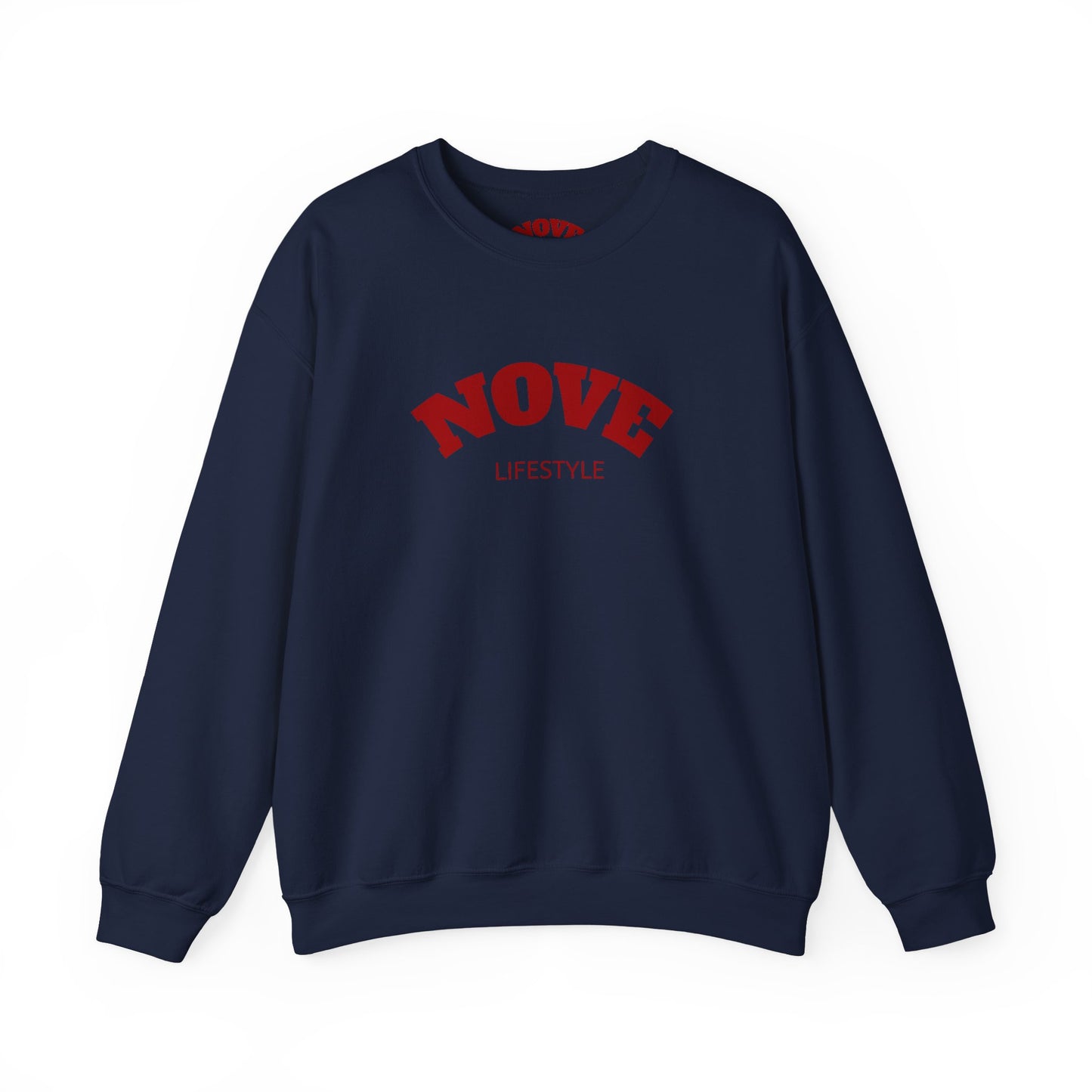 Nove Lifestyle Crewneck Sweatshirt – "LOVE" Back Print, Cozy Casual Pullover