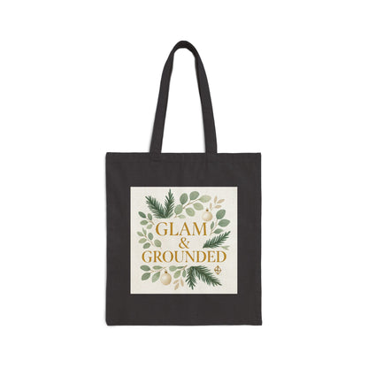 Glam & Grounded Canvas Tote — Floral Eco-Friendly Market Bag