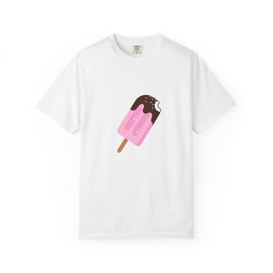 Ice Cream Popsicle T-Shirt — Cute Pink Popsicle Graphic Tee