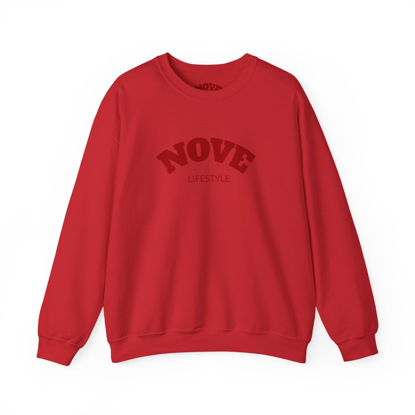 Nove Lifestyle Crewneck Sweatshirt – "LOVE" Back Print, Cozy Casual Pullover