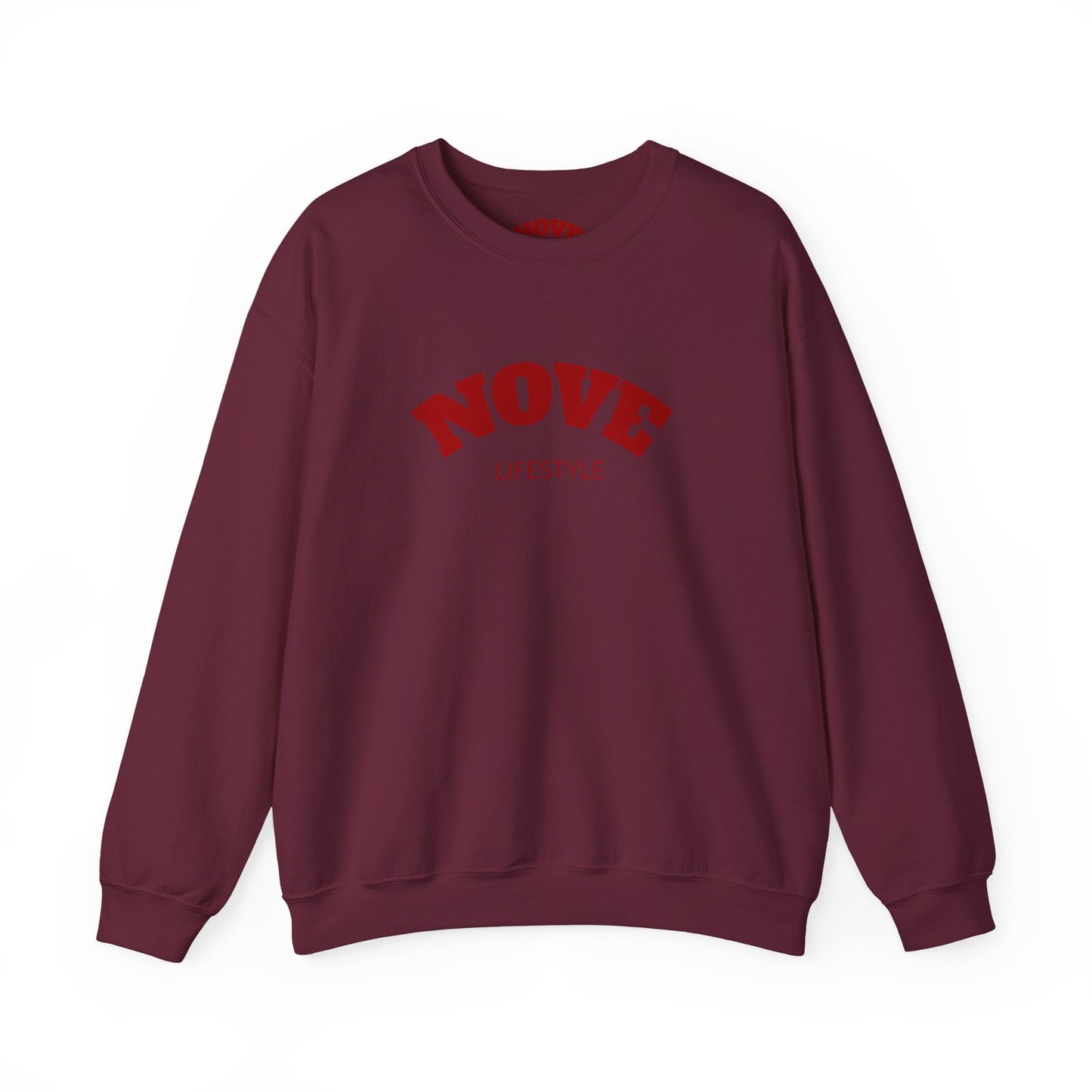 Nove Lifestyle Crewneck Sweatshirt – "LOVE" Back Print, Cozy Casual Pullover