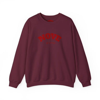 Nove Lifestyle Crewneck Sweatshirt – "LOVE" Back Print, Cozy Casual Pullover
