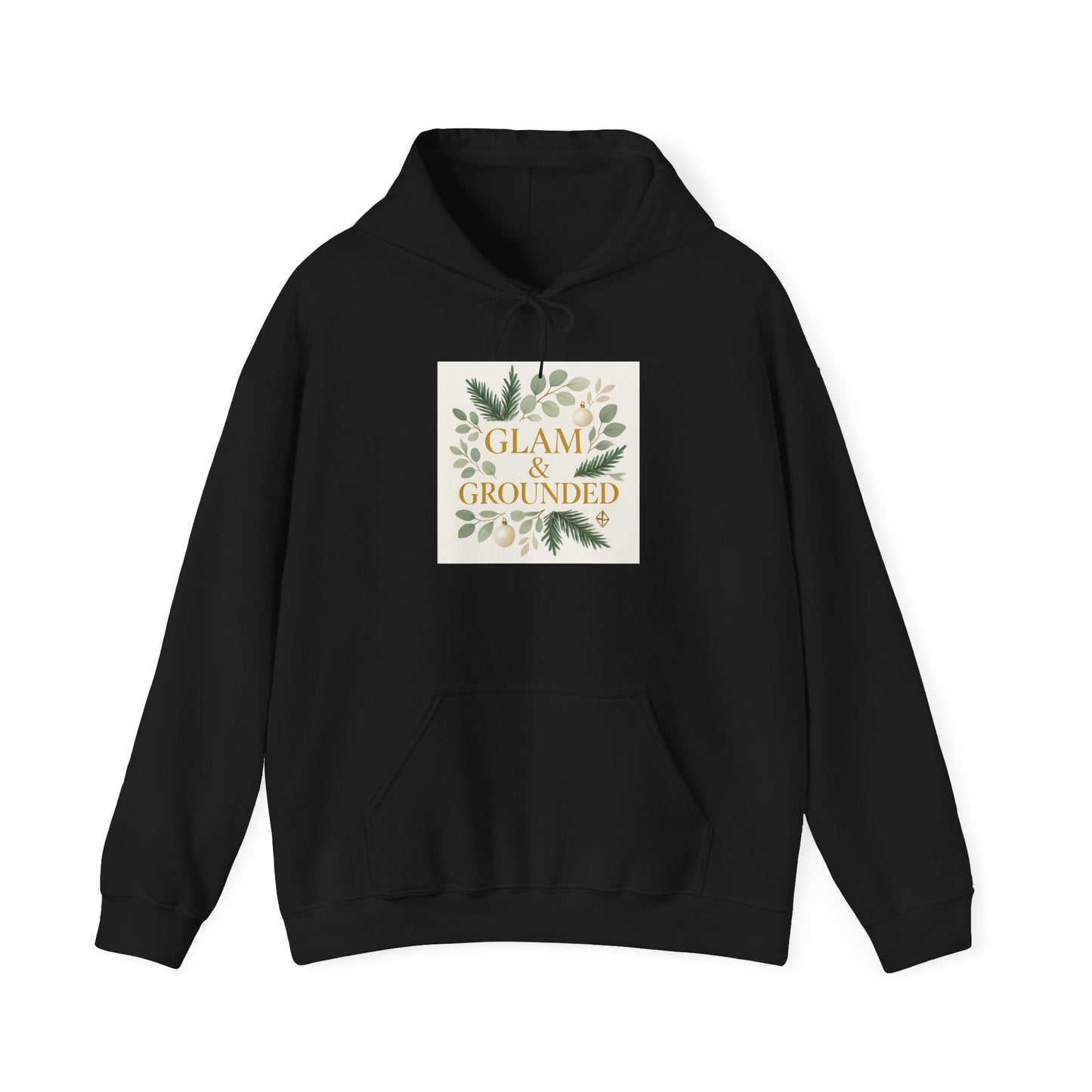 Glam & Grounded Hoodie — Floral Cozy Pullover for Women