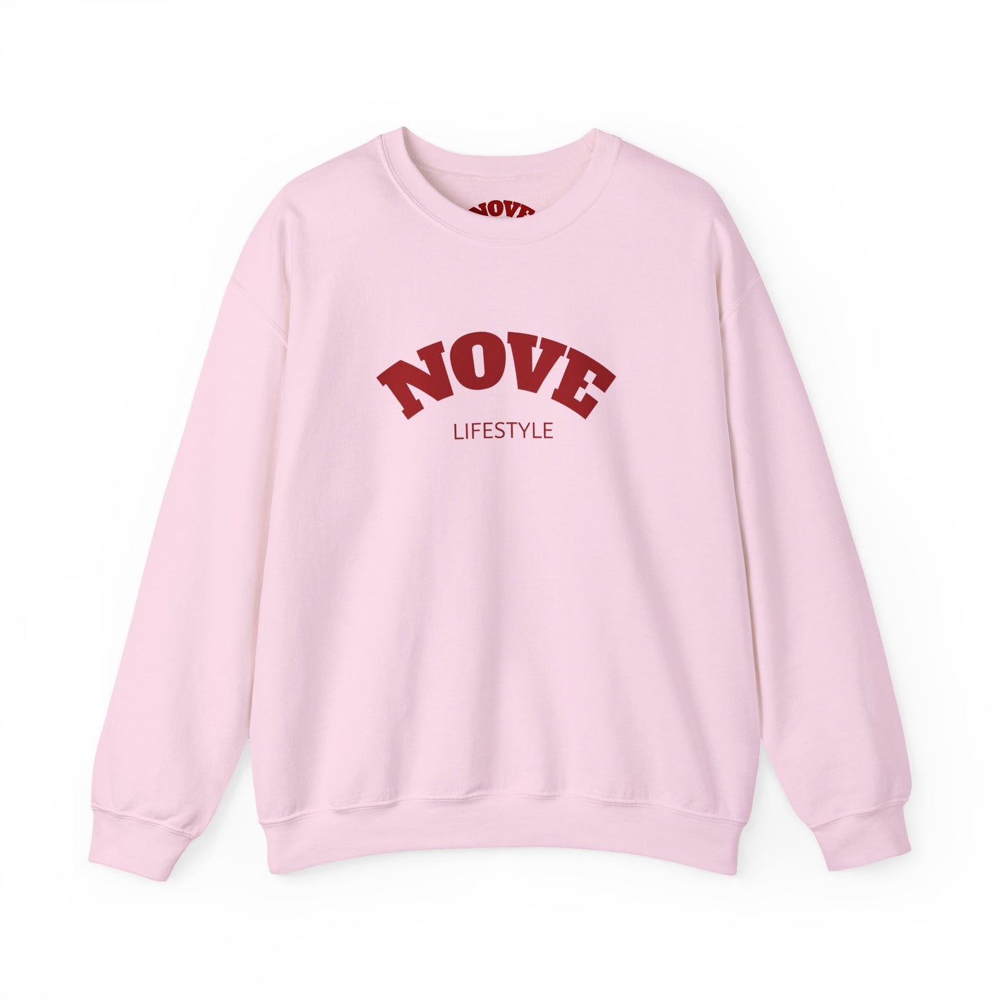 Nove Lifestyle Crewneck Sweatshirt – "LOVE" Back Print, Cozy Casual Pullover