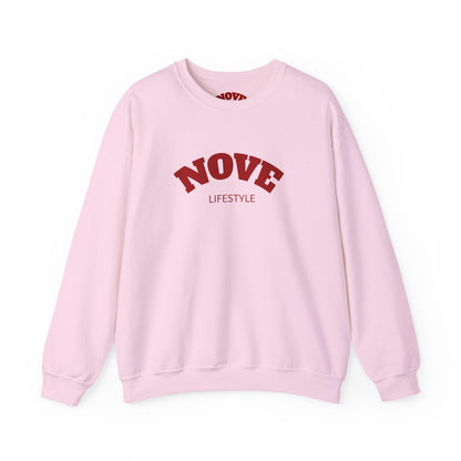 Nove Lifestyle Crewneck Sweatshirt – "LOVE" Back Print, Cozy Casual Pullover