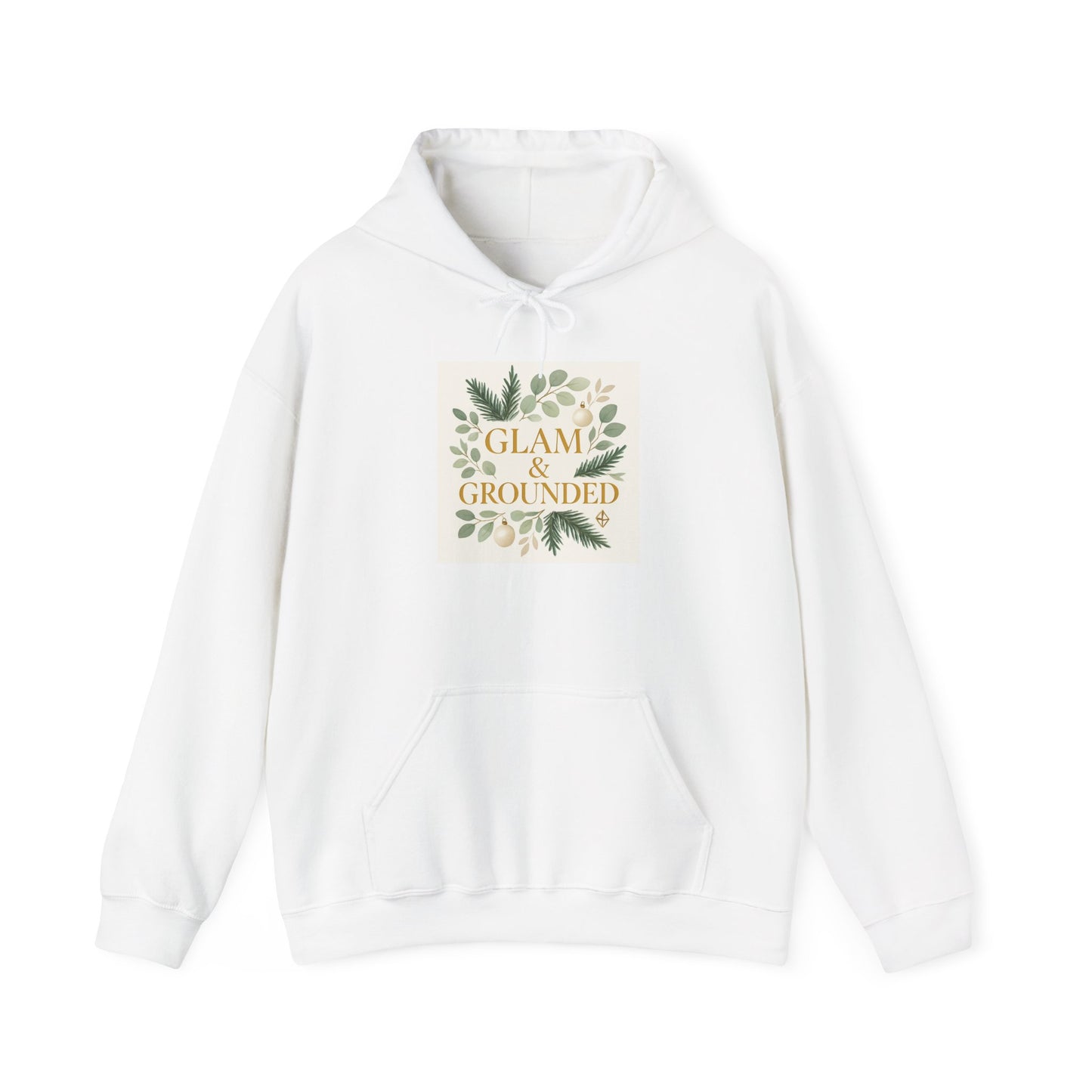 Glam & Grounded Hoodie — Floral Cozy Pullover for Women