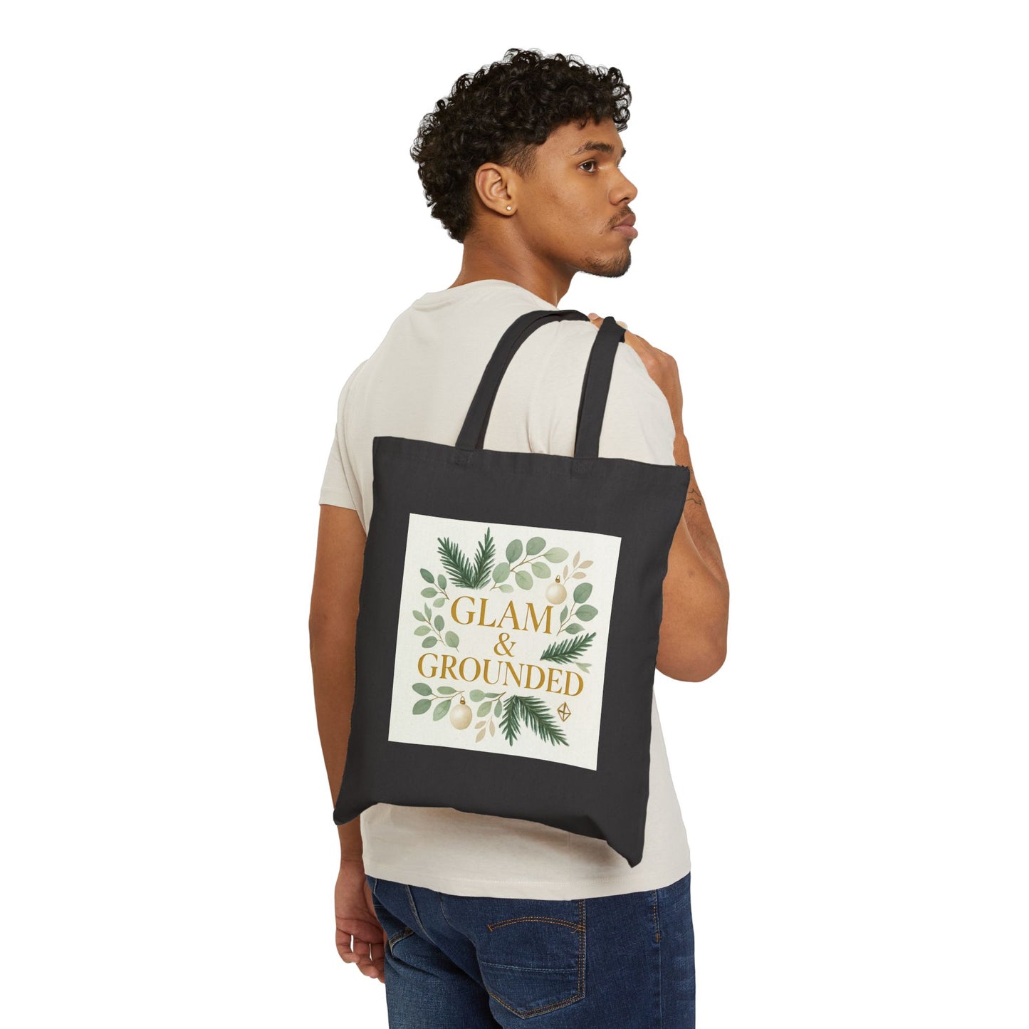 Glam & Grounded Canvas Tote — Floral Eco-Friendly Market Bag