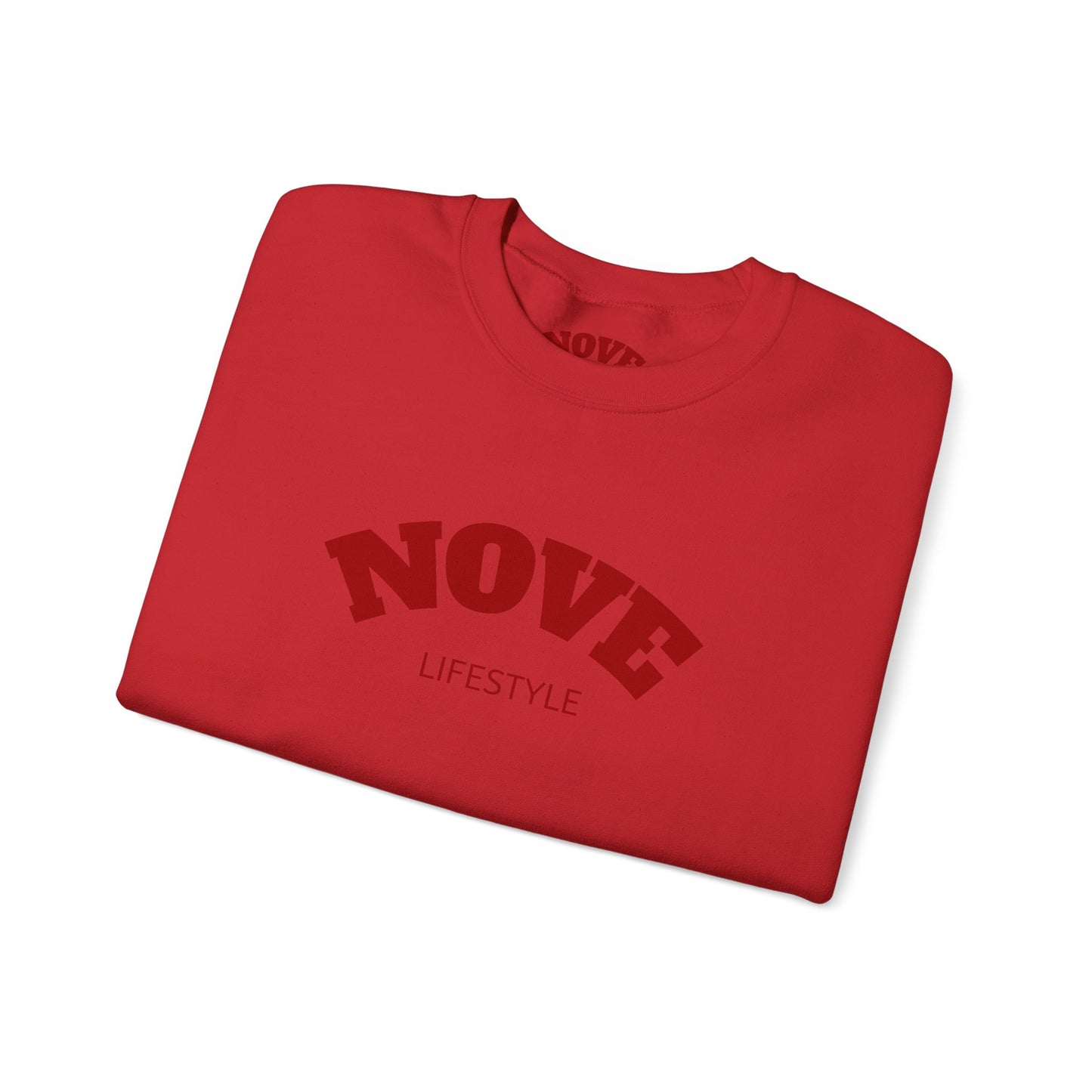 Nove Lifestyle Crewneck Sweatshirt – "LOVE" Back Print, Cozy Casual Pullover