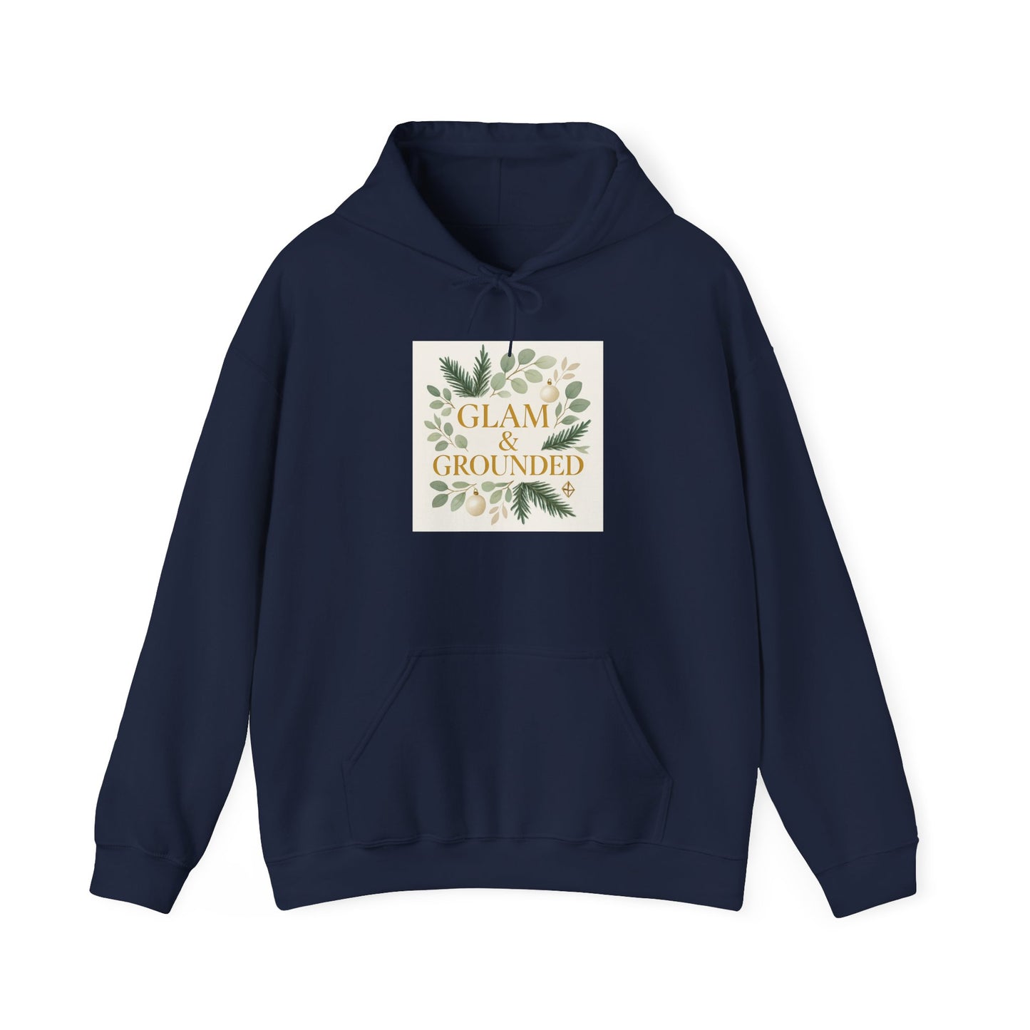 Glam & Grounded Hoodie — Floral Cozy Pullover for Women