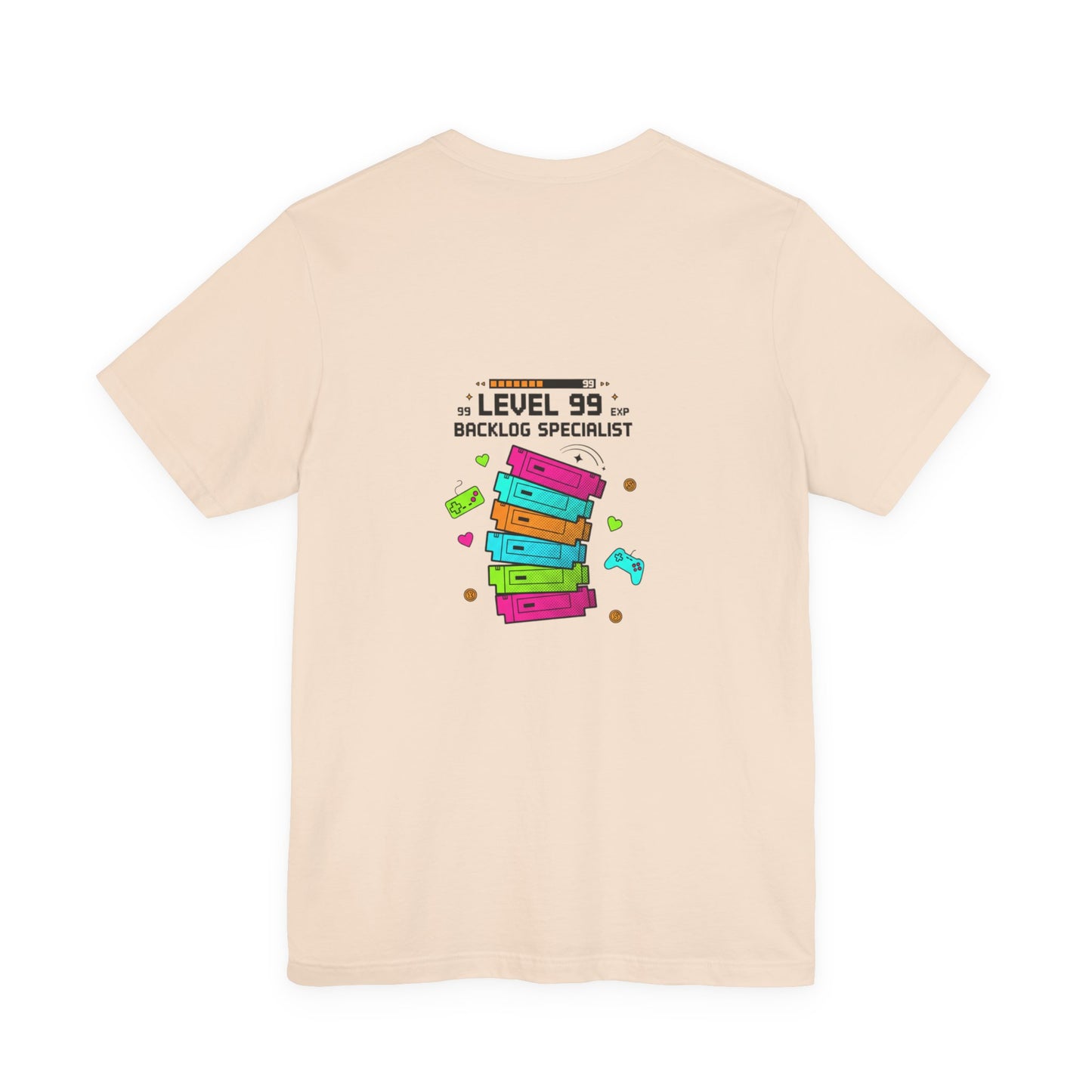 Backlog Specialist T-Shirt — Stack of Books Design