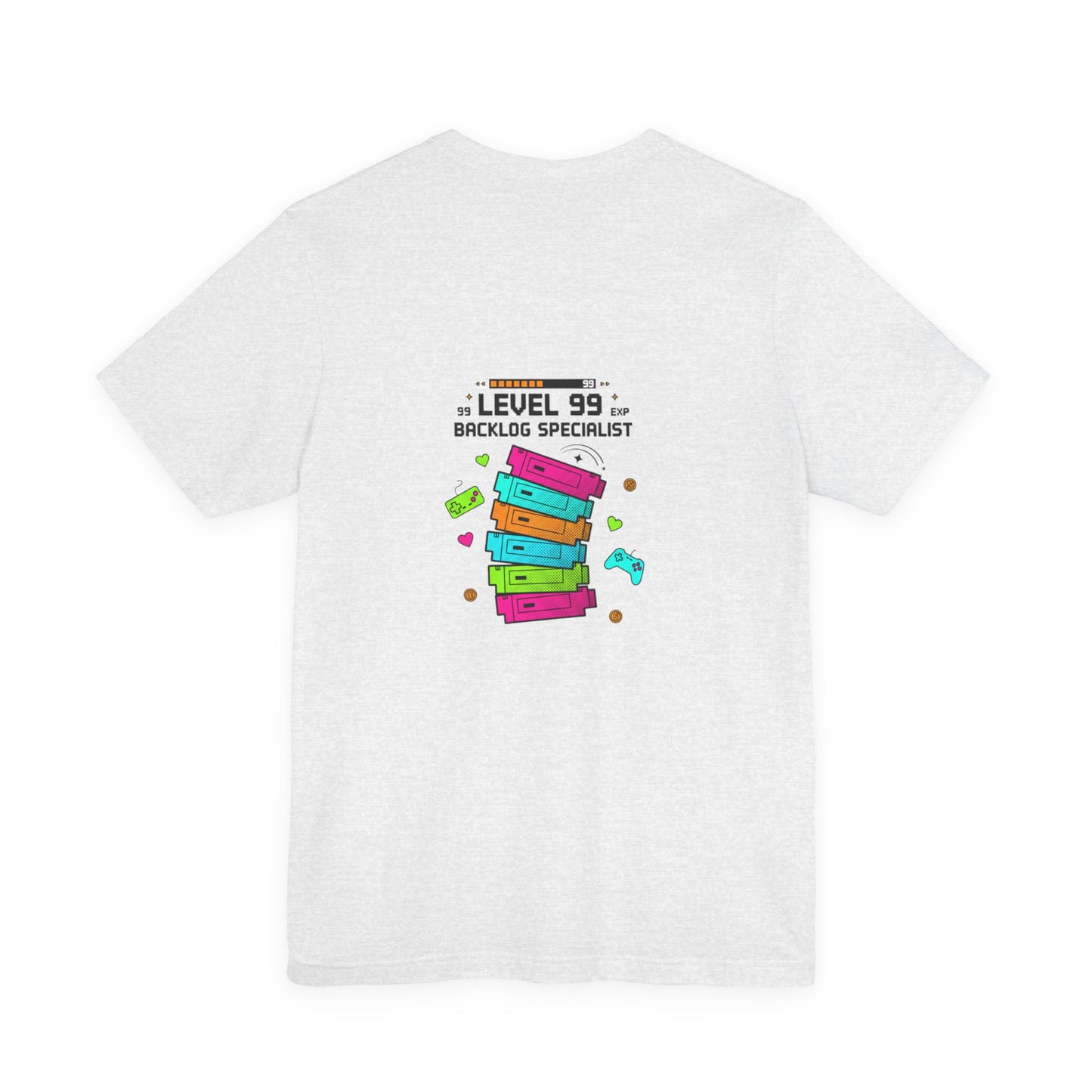 Backlog Specialist T-Shirt — Stack of Books Design