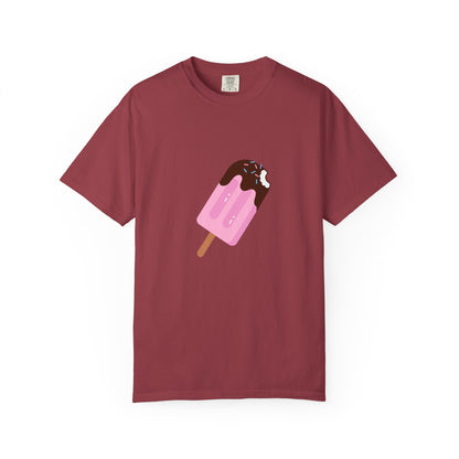 Ice Cream Popsicle T-Shirt — Cute Pink Popsicle Graphic Tee