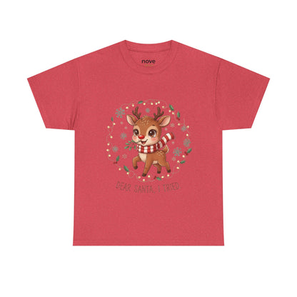 Reindeer 'Dear Santa, I Tried' Christmas T-Shirt