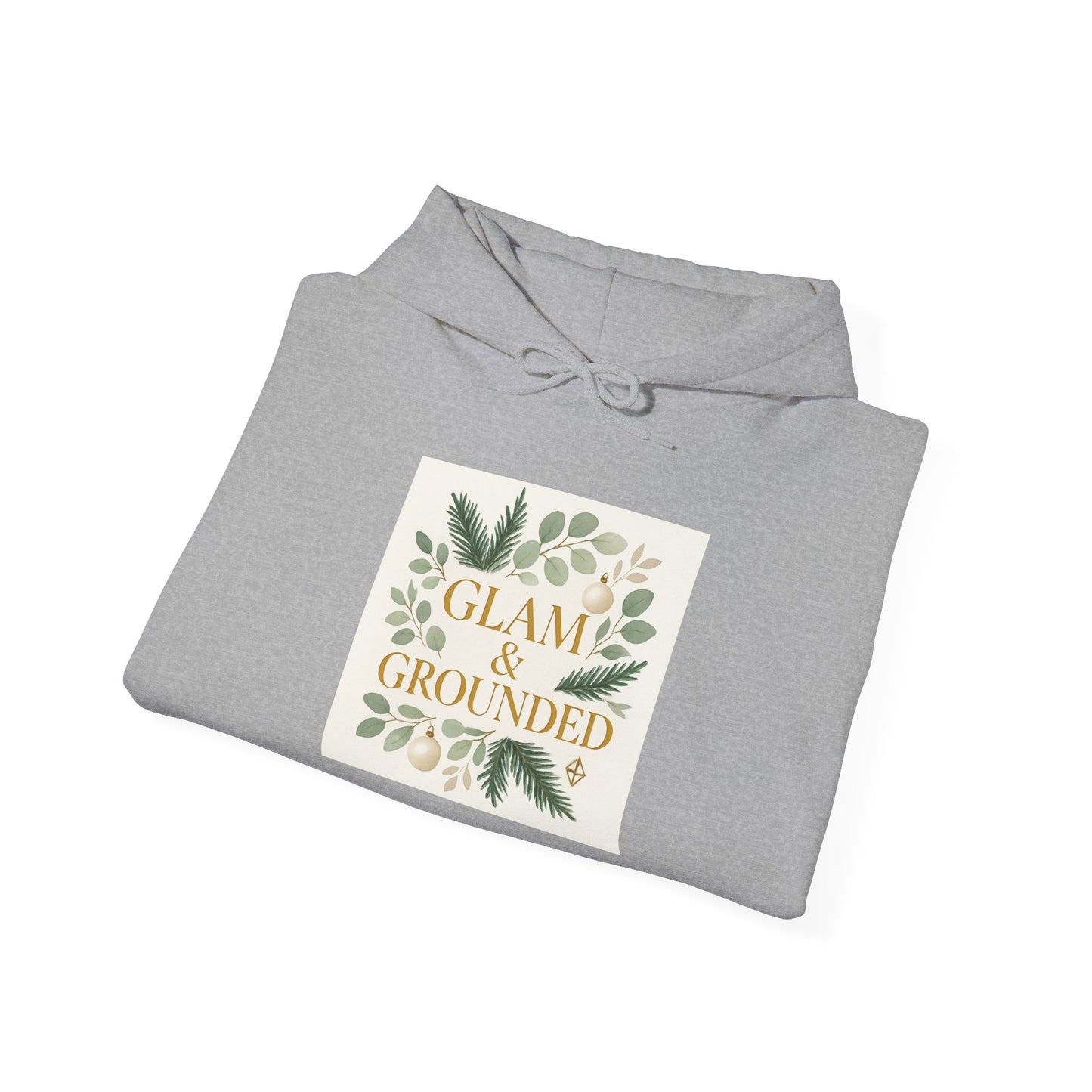 Glam & Grounded Hoodie — Floral Cozy Pullover for Women