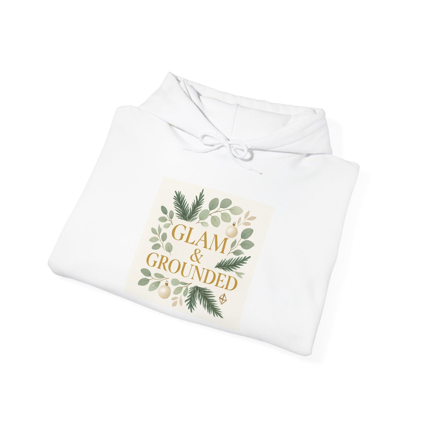 Glam & Grounded Hoodie — Floral Cozy Pullover for Women