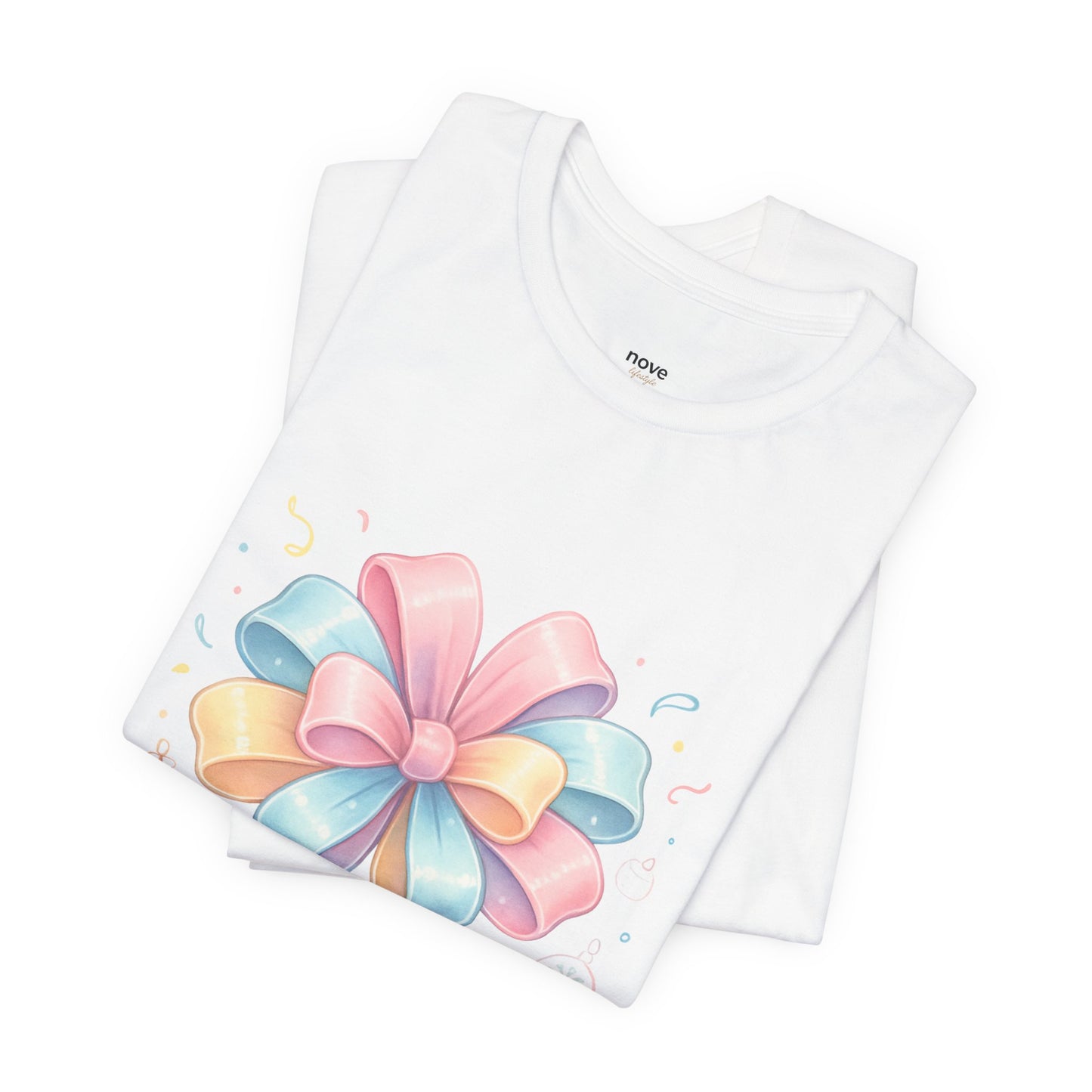 Gift Bow Tee — "Wrap Me in Joy" Holiday Graphic Shirt