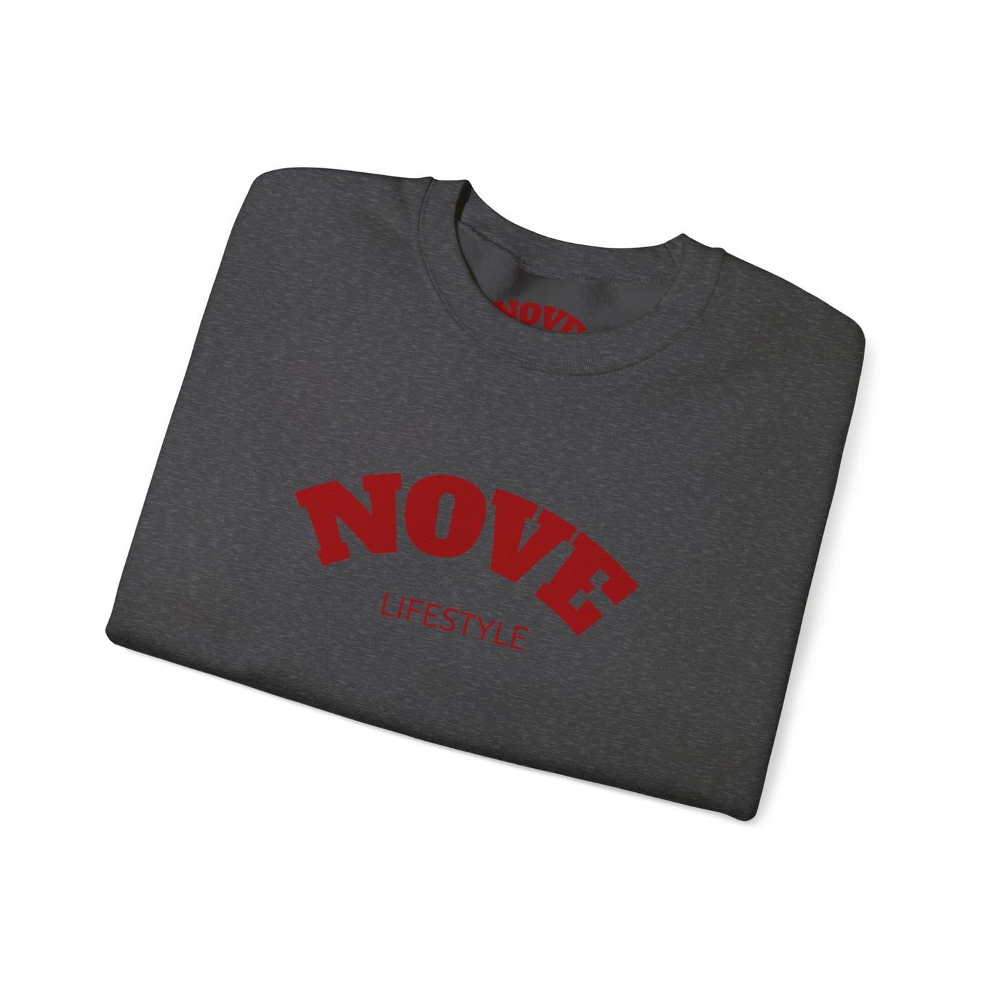 Nove Lifestyle Crewneck Sweatshirt – "LOVE" Back Print, Cozy Casual Pullover