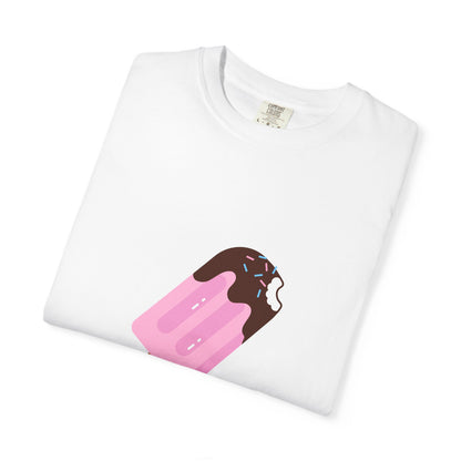Ice Cream Popsicle T-Shirt — Cute Pink Popsicle Graphic Tee